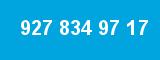 927 834 97 17 927 834 97 17